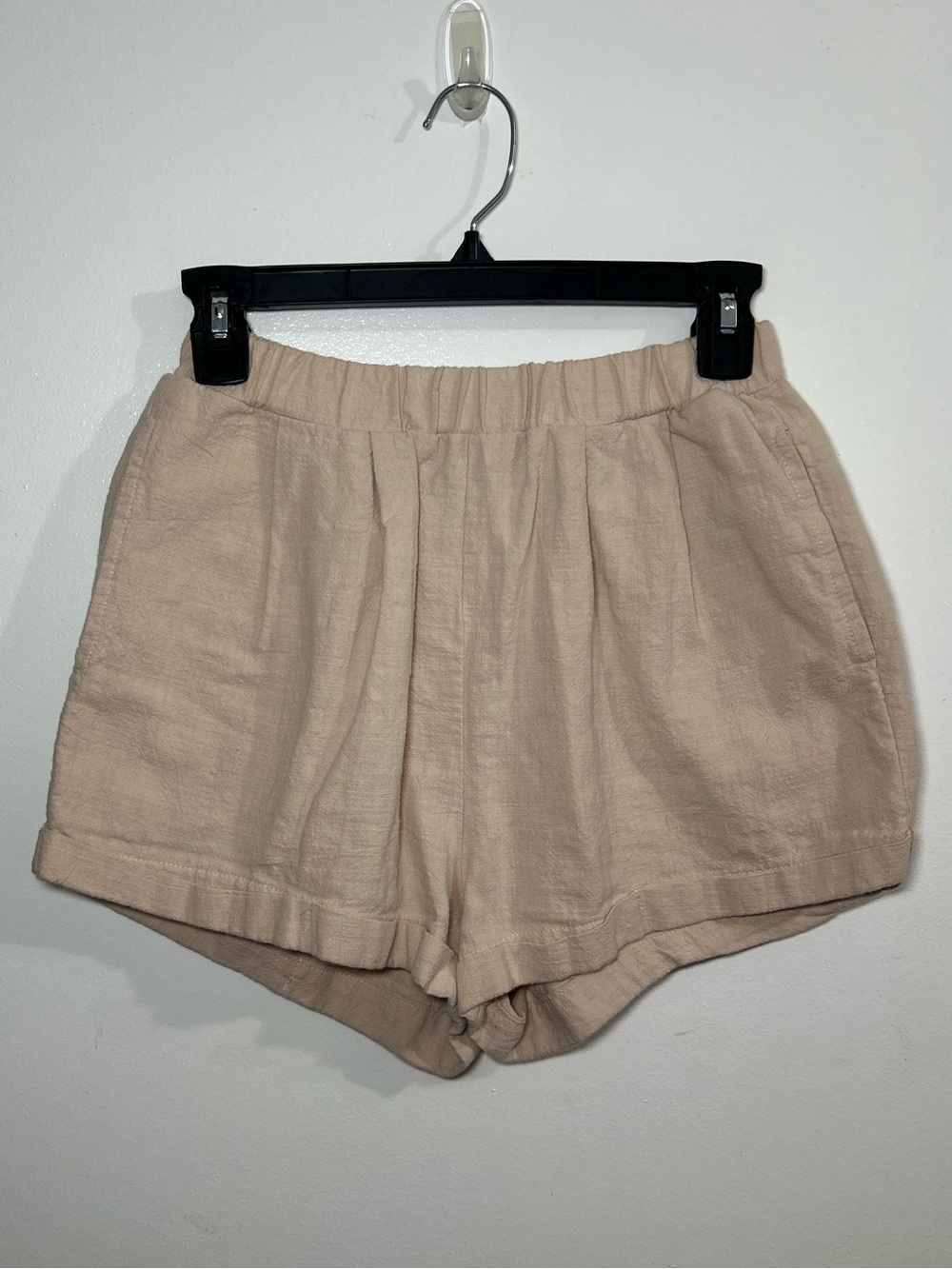 The Lullaby Club Soft Cotton/Linen Button-Up Shorts Set - Picture 6 of 9